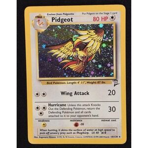 Pokemon TCG Pidgeot‎ Stage 2 Holo Card 14/130